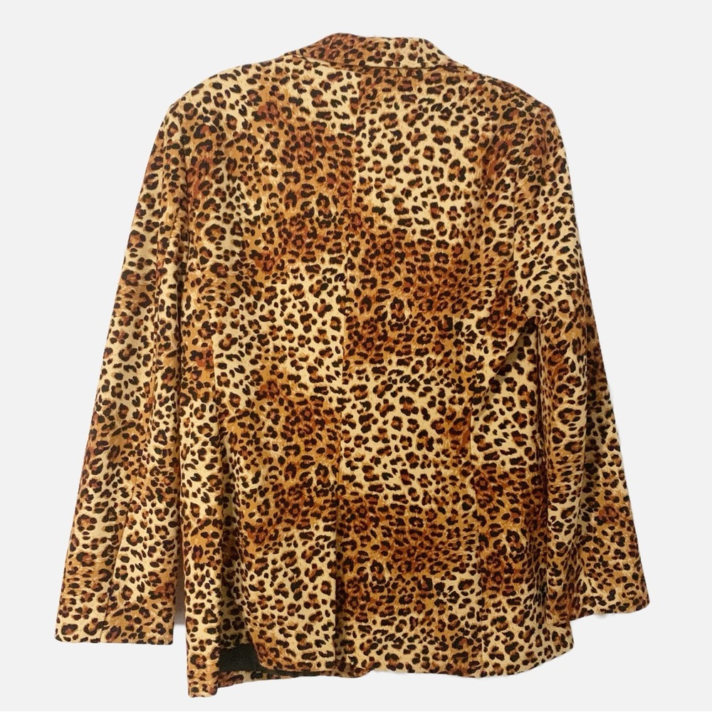 Leopard Print Women's Blazer - Picture 2 of 2